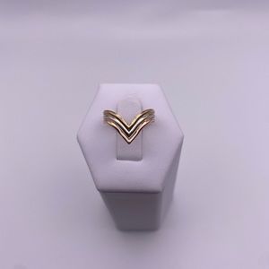 14k Tri-Tone gold ring